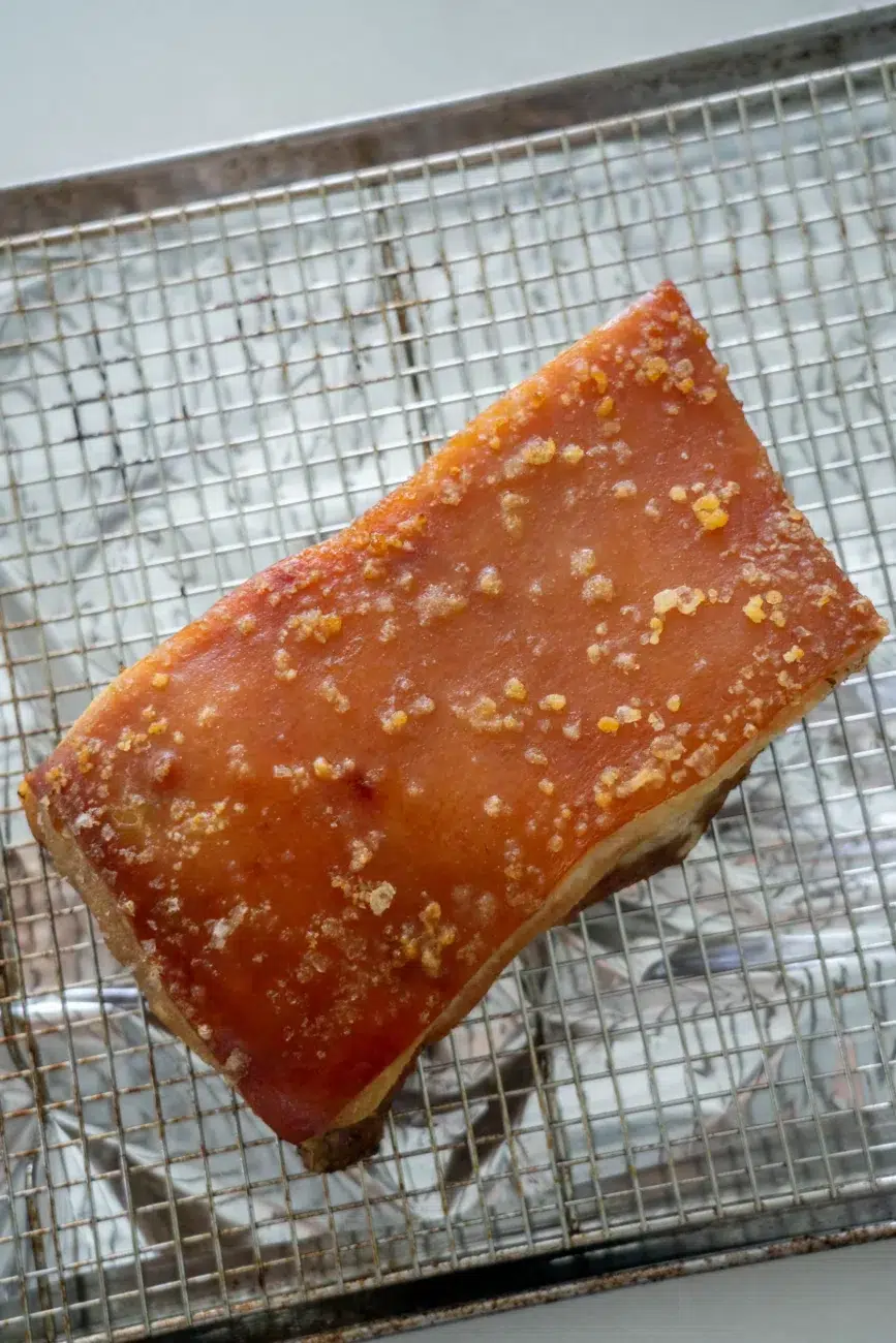 Crispy Pork Belly Ready for Crackling