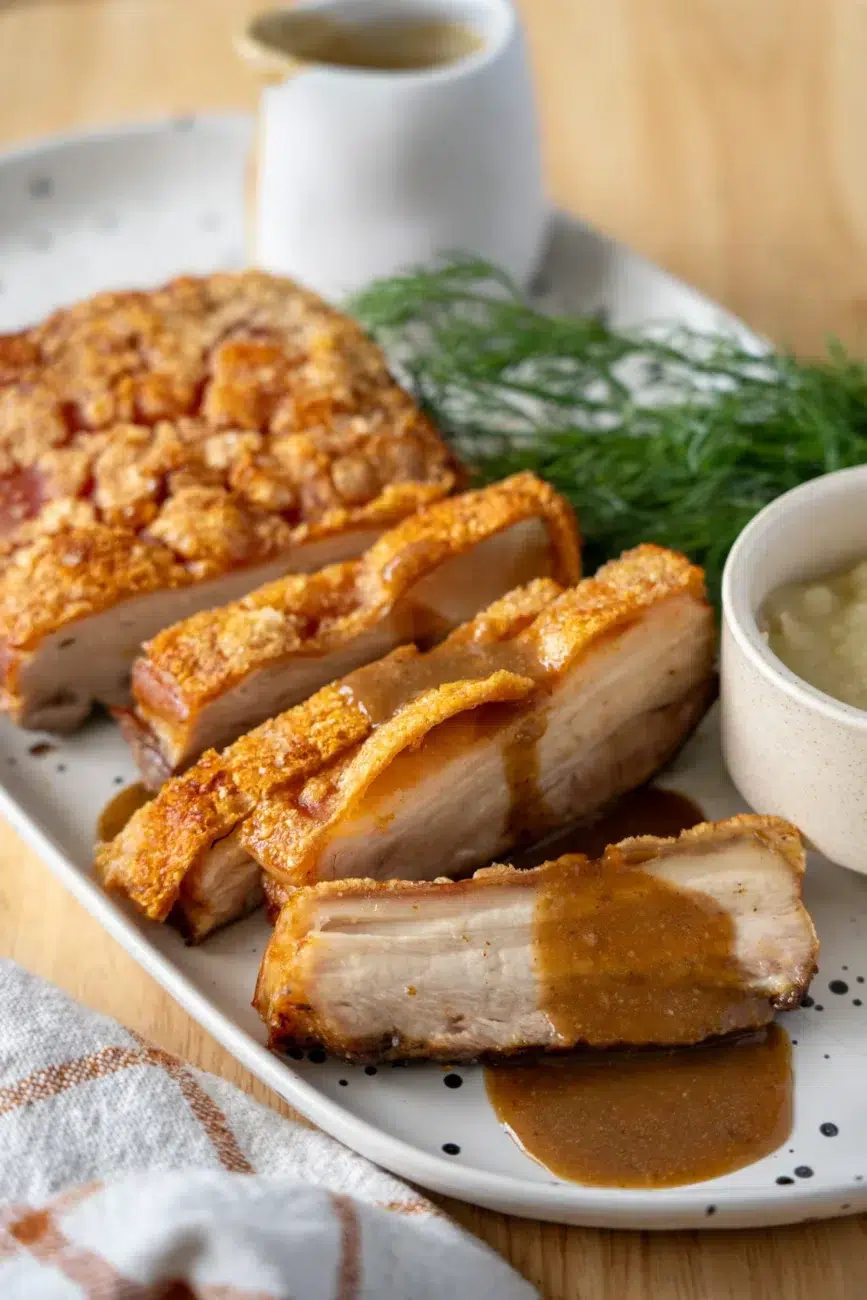 Crispy Pork Belly with Fennel Fronds