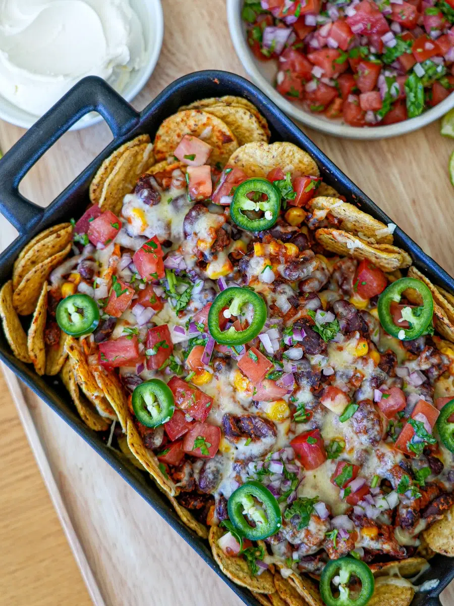 Loaded Veggie Nachos